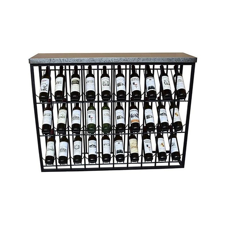 Bottle rack Iron (120 X 34 x 94 cm)