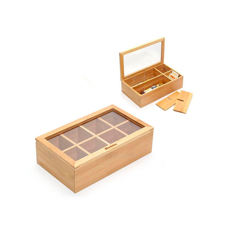 Box for Infusions Quttin Bamboo (30 X 16 x 9 cm)