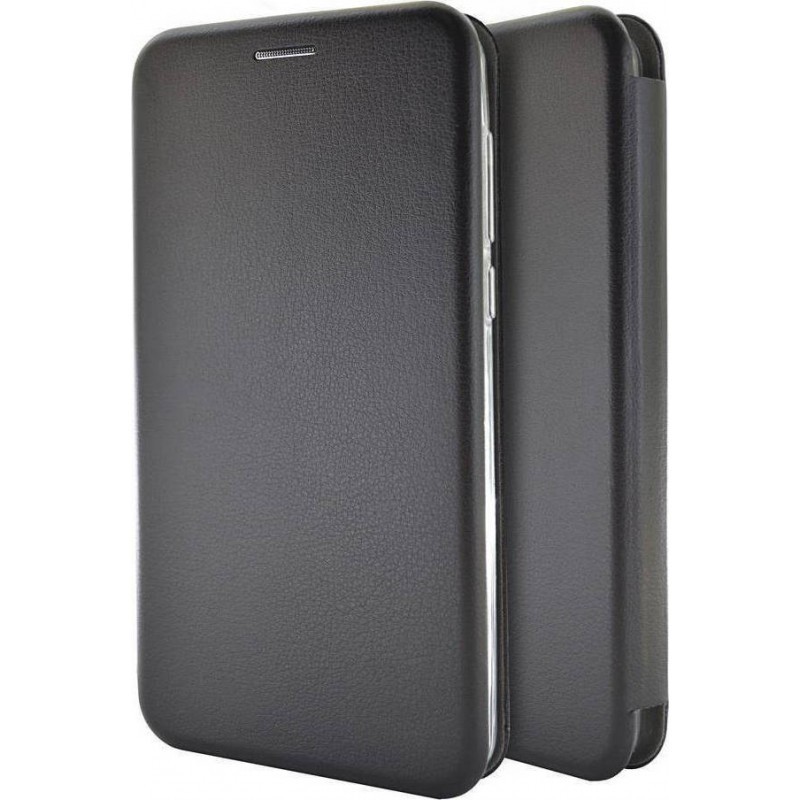 Phone Case Magnet Elegance Leather Book Samsung A50 Black