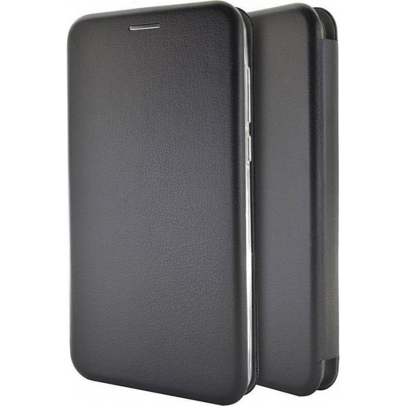 Phone Case Magnet Elegance Leather Book Black for Xiaomi Mi 8 Lite