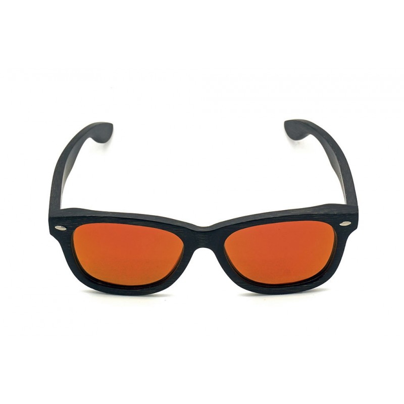 Daponte Wooden Sunglasses  (Orange Reef)