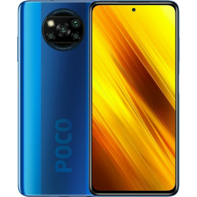 Xiaomi Poco X3 NFC 6GB/64GB Dual Sim Cobalt Blue - Μπλε EU M2007J20CG