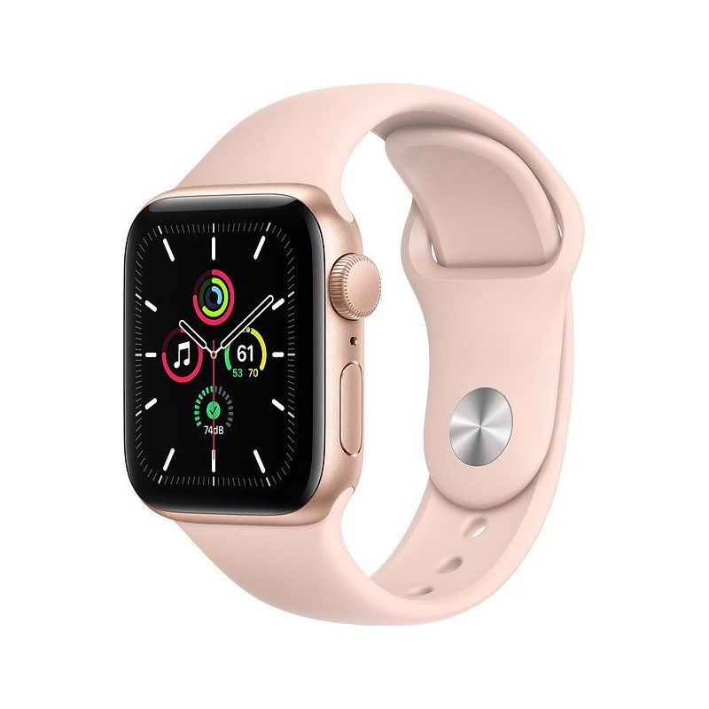 Apple Watch SE GPS 40mm Gold Aluminum Case with Sport Band Pink Sand EU MYDN2GK/A