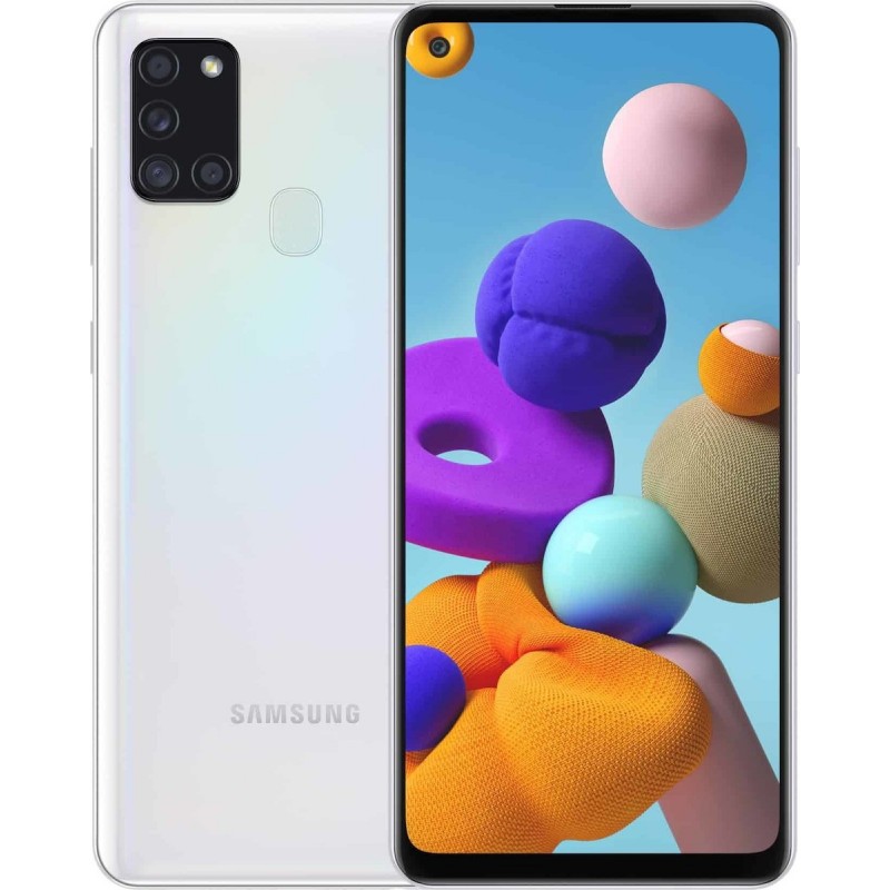 Samsung Galaxy A21s (A217F) 4GB/64GB Dual Sim Λευκό EU