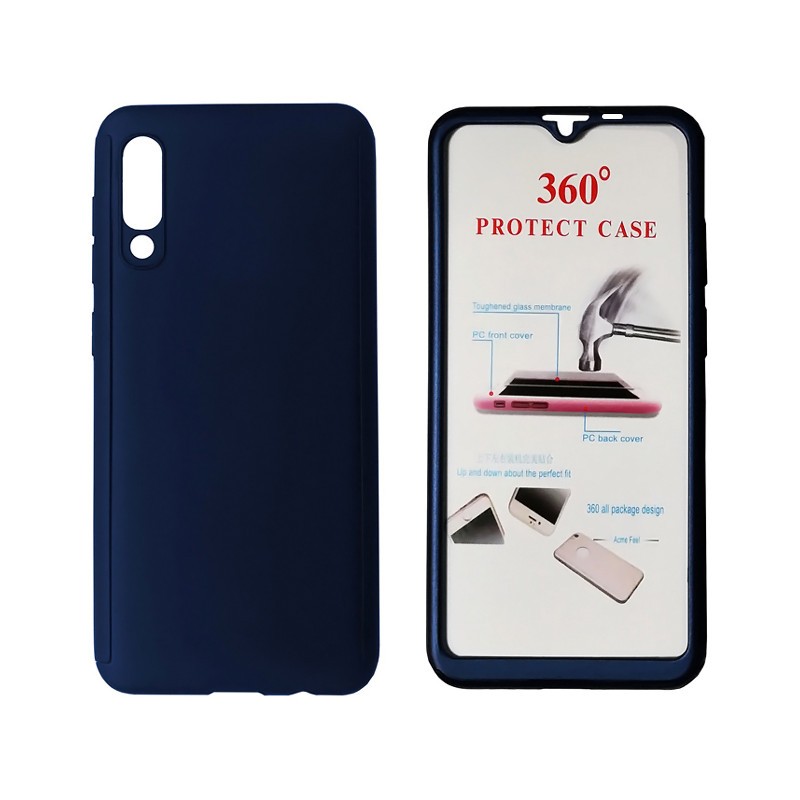 Phone Case Powertech 360° Protect MOB-1407 for Samsung Galaxy A50 A505 Blue
