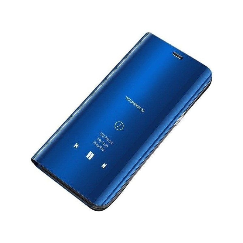 Powertech Blue Case Clear View for Samsung Galaxy A71