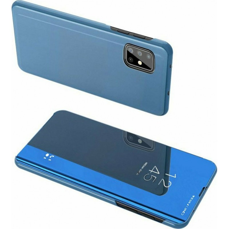 Powertech Clear View Book Μπλε (Galaxy A51)