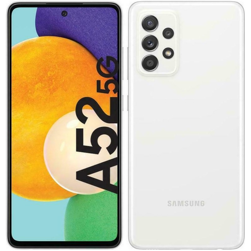 Samsung Galaxy A52 5G 8GB/256GB Dual Sim Λευκό EU [SM-A526BZWHEUE]