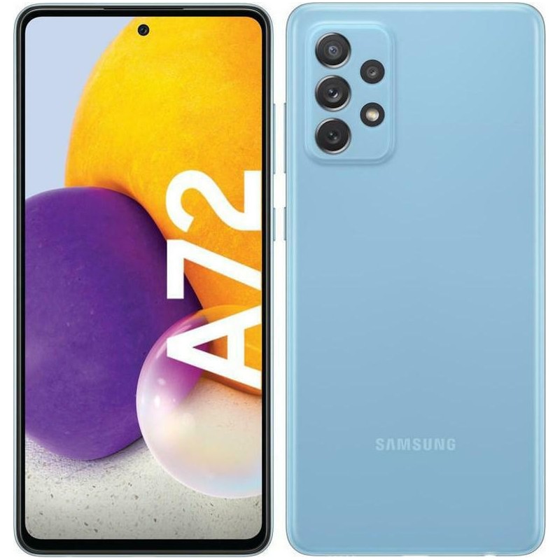 Samsung Galaxy A72 LTE A725 8GB/256GB Dual Sim Awesome Blue - Μπλε EU
