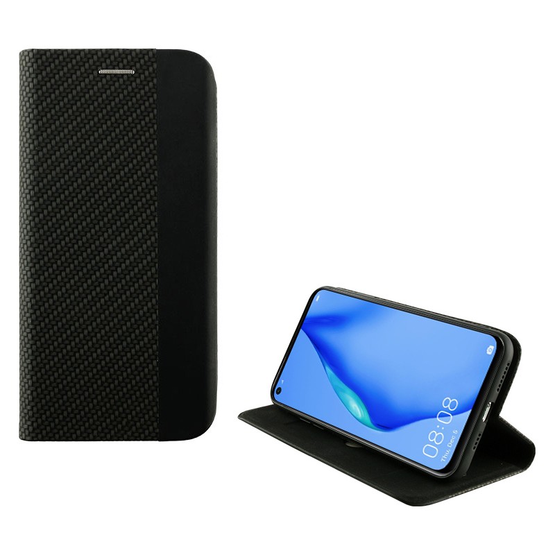 Idol 1991 Case Black for Huawei P40 Lite 6.4’’ Elite Anti-Rfid Book Stand