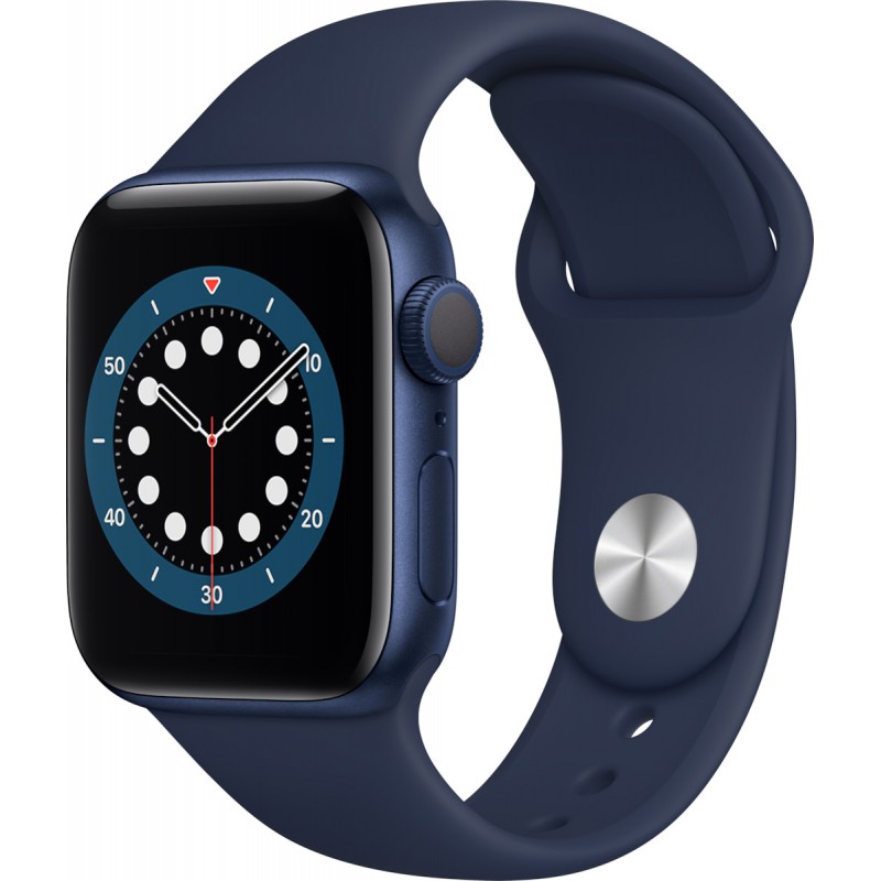 Apple Watch Series 6 GPS 44mm Blue Aluminum Case with Sport Band Deep Navy Blue EU [M00J3NF/A]