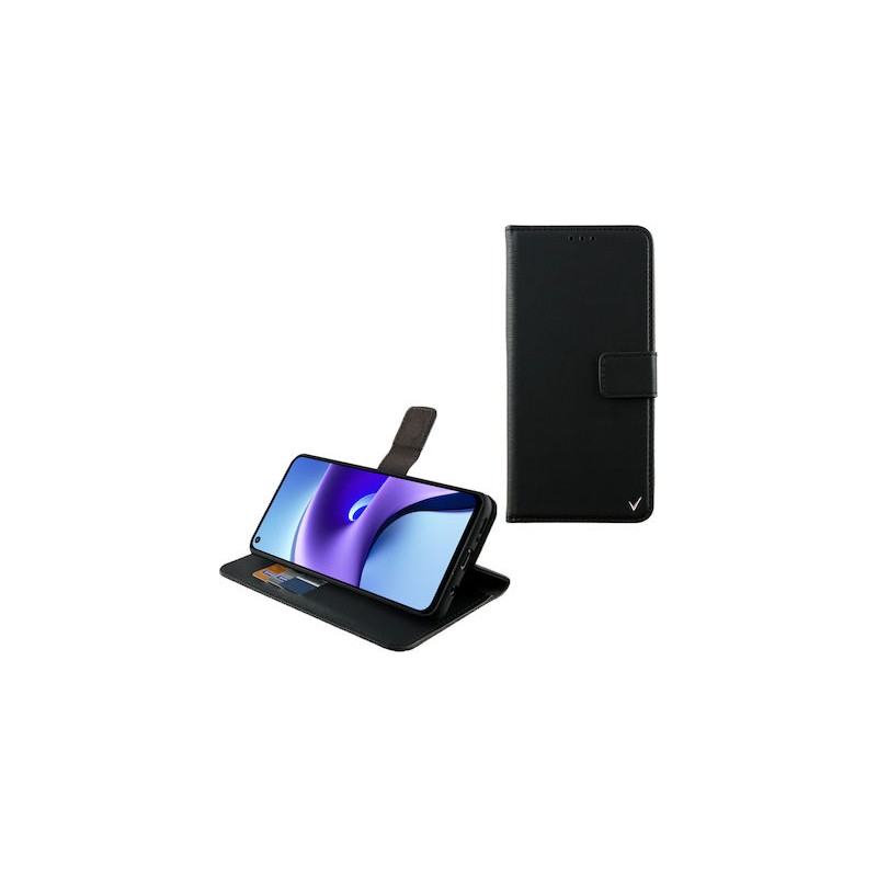 Θήκη Book Δερματίνης Μαύρο Volte-Tel Allure Magnet Stand Clip για Xiaomi Redmi Note 9T 5G