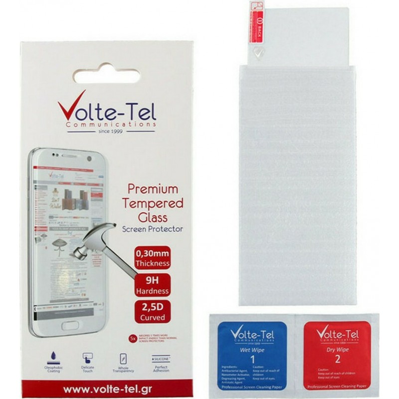Volte-Tel 2.5D Full Glue Tempered Glass (Redmi 9A / 9C)