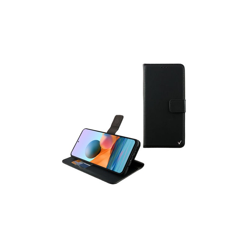 Book Black Volte-Tel for Xiaomi Redmi Note 10 Pro Max 6.67'' Allure Magnet Stand Clip