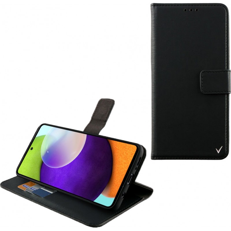 Book Black Volte-Tel for Samsung A52 A525/A526/A528 6.5'' Allure Magnet Stand Clip