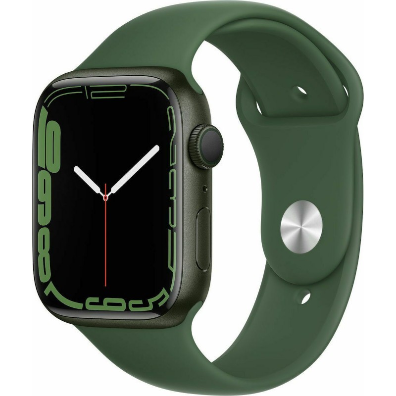 Apple Watch Series 7 GPS 45mm NFC Aluminium Case with Sport Band Green [MKN73LL/A]