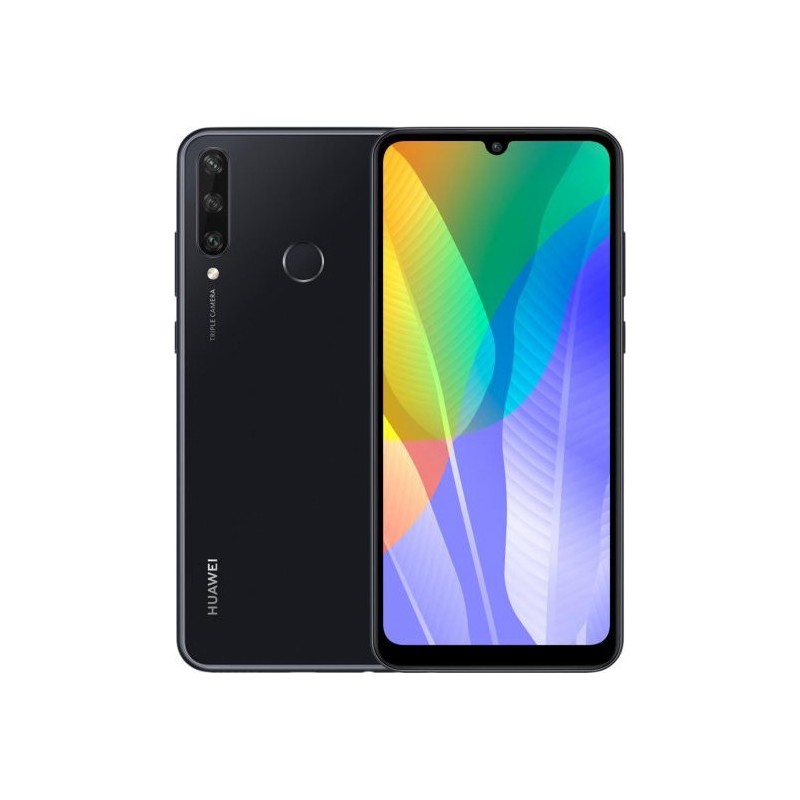 Huawei Y6p 4G 3GB/64GB Dual Sim Midnight Black - Μαύρο EU