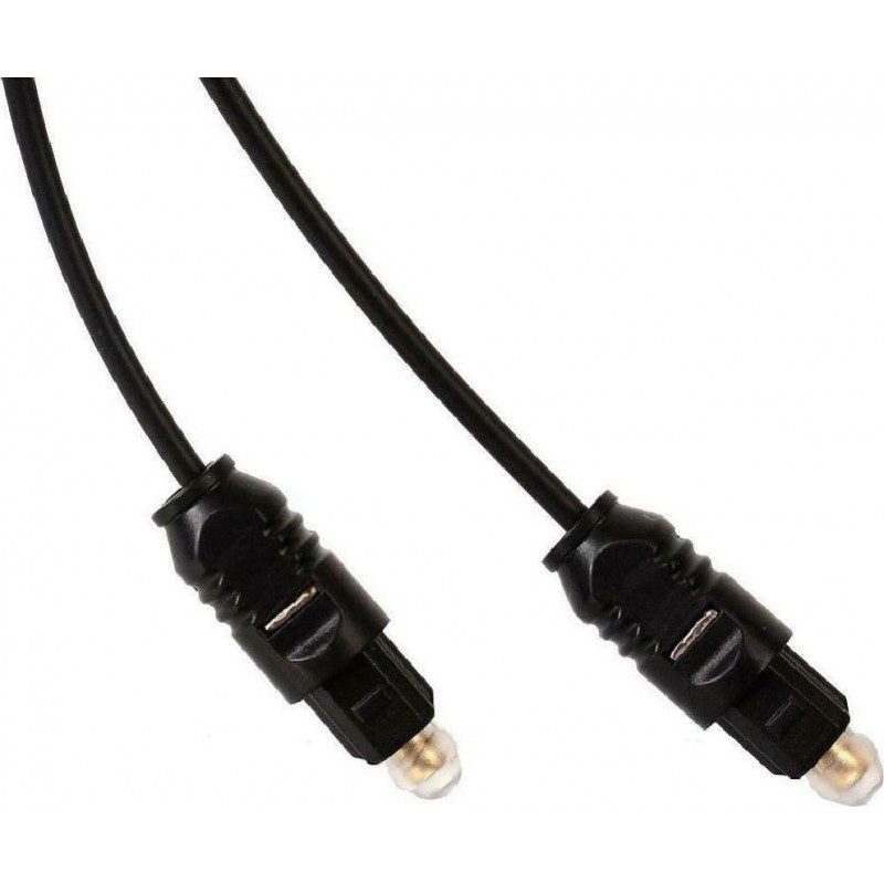 Powertech Optical Audio Cable TOS male - TOS male Black 3m (CAB-O003)