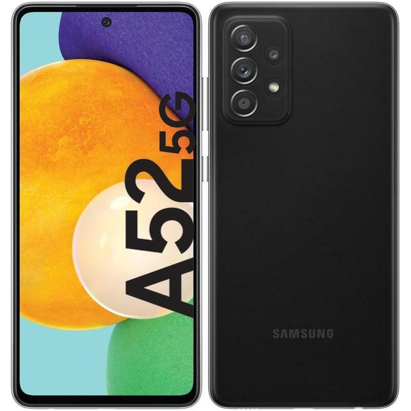 Samsung Galaxy A52 5G Enterprise Edition 6GB/128GB Dual Sim Awesome Black - ΜαύροEU