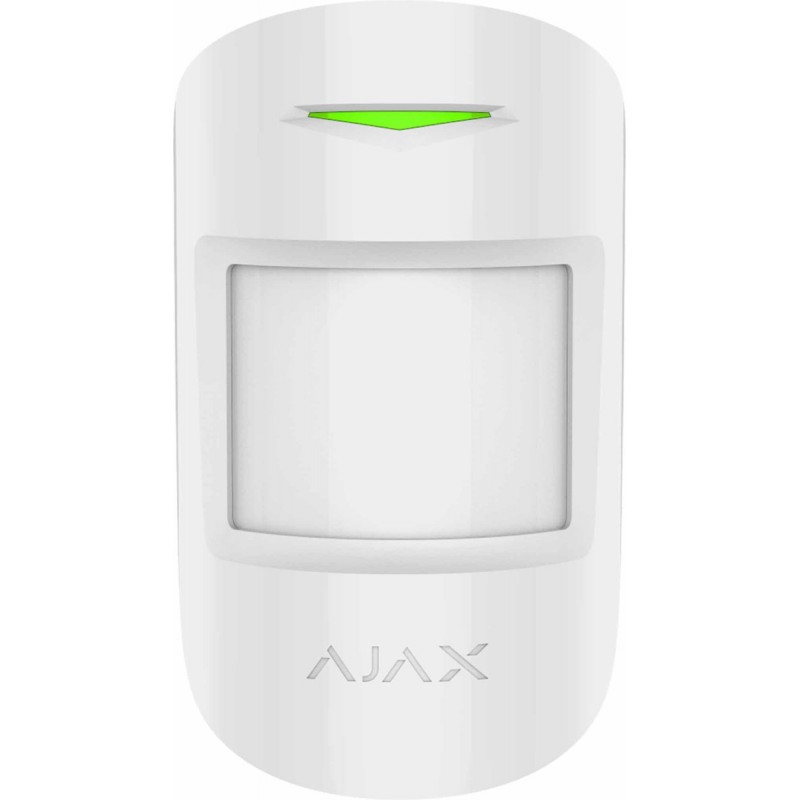 Ajax Systems CombiProtect Ανιχνευτής Κίνησης PIR και Θραύσης Κρυστάλλων με Λειτουργία Αποφυγής Κατοικιδίων - Λευκό [PN09482]