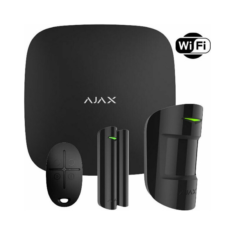 Ajax Systems Ασύρματο Σύστημα Συναγερμού WiFi με Camera Plus Μαύρο (PN11999)