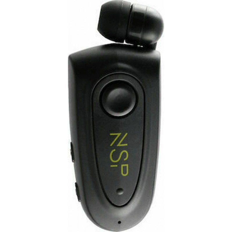 NSP Bluetooth BN219 Retractable Clip on Headset Μαύρο V5.0 (2 συσκευών) Vibration + Anti-Lost