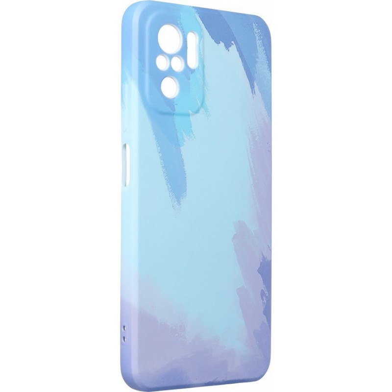 Forcell Pop Μπλε Σιλικόνης Design 2 για Xiaomi Redmi Note 10 / Note 10s