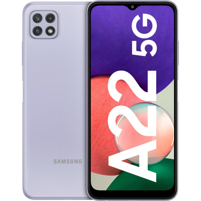 Samsung Galaxy A22 5G 4GB/64GB A226 Dual Sim Light Violet - Μωβ EU