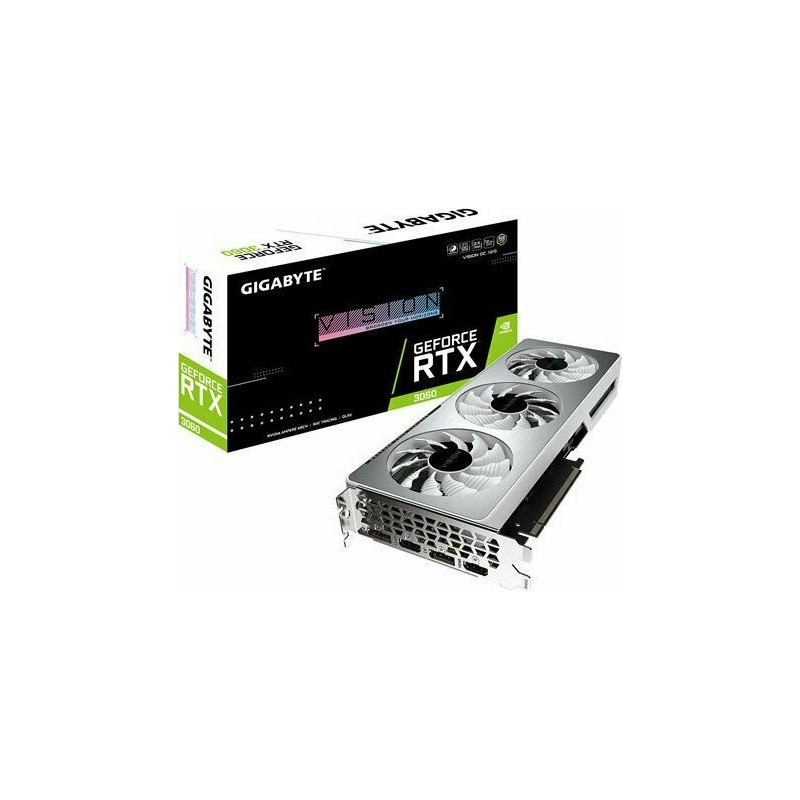Gigabyte Κάρτα Γραφικών GeForce RTX 3060 12GB Vision OC (rev. 2.0) (GV-N3060VISION OC-12GD 2.0)